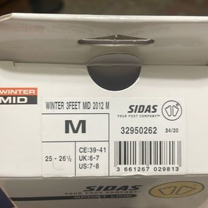 Sidas Winter Insoles 3ft Mid Arch NWT